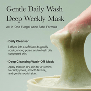Arencia Fresh Green Rice Mochi Cleanser for Deep Cleansing & Hydration – 120g