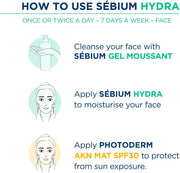 Bioderma Sébium Hydra Moisturizing Cream - 40ml