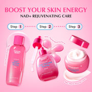 EQQUALBERRY Plump & Blush Set with NAD+ Peptides for Skin Firming and Radiance – 3 Pieces