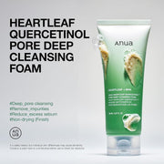 Anua Heartleaf Pore Deep Cleansing Foam - 150 ml