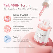 Medicube PDRN Pink Peptide Serum with 1% PDRN & 5-Peptide Complex – 30ml