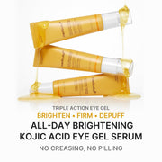 Medicube Kojic Acid Turmeric Vita Brightening Eye Gel Serum with Vitamin C & Caffeine – 30ml