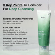 Anua Heartleaf Pore Deep Cleansing Foam - 150 ml