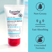 Eucerin Advanced Repair Hand Cream for Dry to Very Dry Skin – 78g