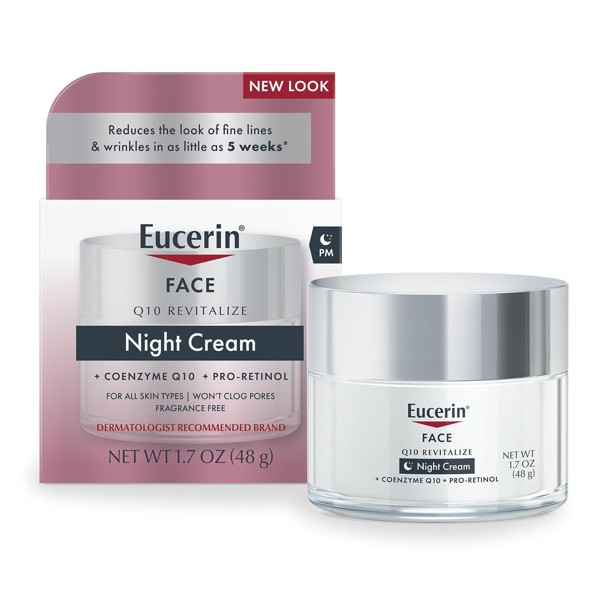 Eucerin Q10 Revitalize Night Cream with Coenzyme Q10 & Pro-Retinol – 48g