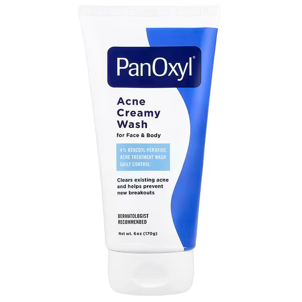 PanOxyl Acne Creamy Wash, For Face & Body - 170g