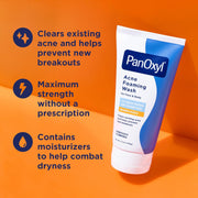 PanOxyl Acne Foaming Wash, For Face & Body, Maximum Strength - 156g