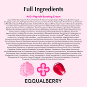 EQQUALBERRY +NAD Peptide Firming & Radiance Cream - 50ml