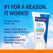 PanOxyl Acne Foaming Wash, For Face & Body, Maximum Strength - 156g