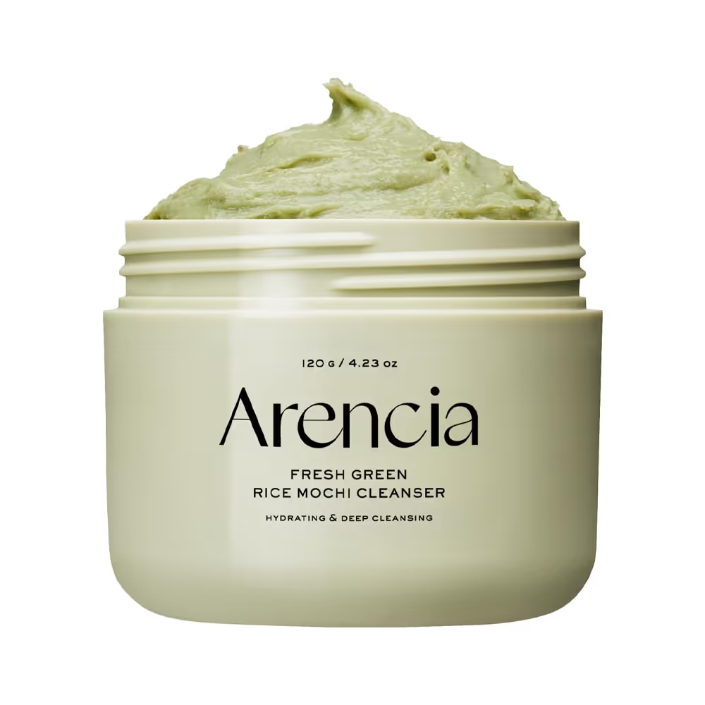 Arencia Fresh Green Rice Mochi Cleanser for Deep Cleansing & Hydration – 120g