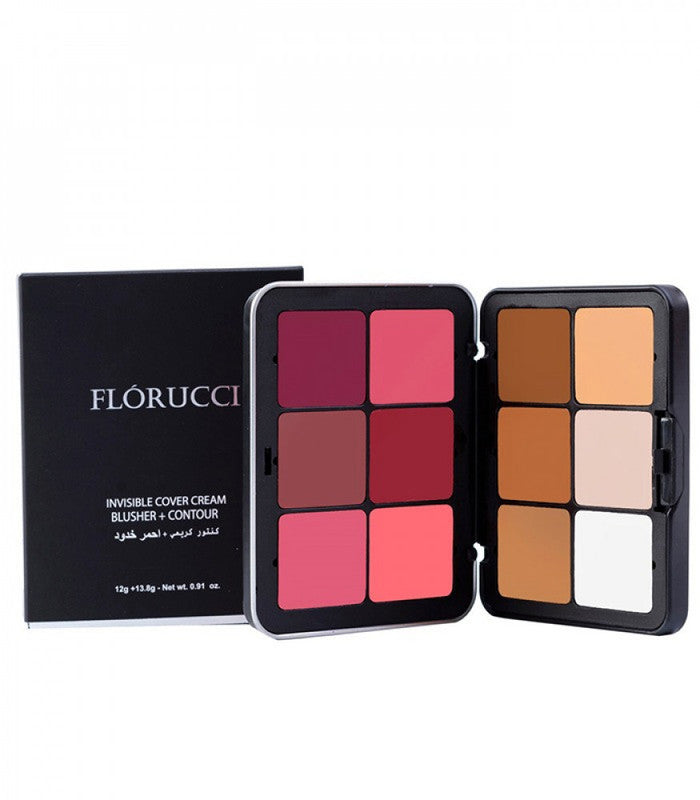 Florucci Cream Blush and Contour Palette FC-005