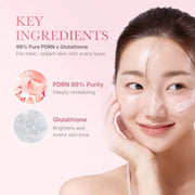 Medicube PDRN Pink Tone-Up Brightening Sun Cream with Glutathione SPF50+ PA++++ – 50ml