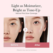 Medicube PDRN Pink Tone-Up Brightening Sun Cream with Glutathione SPF50+ PA++++ – 50ml